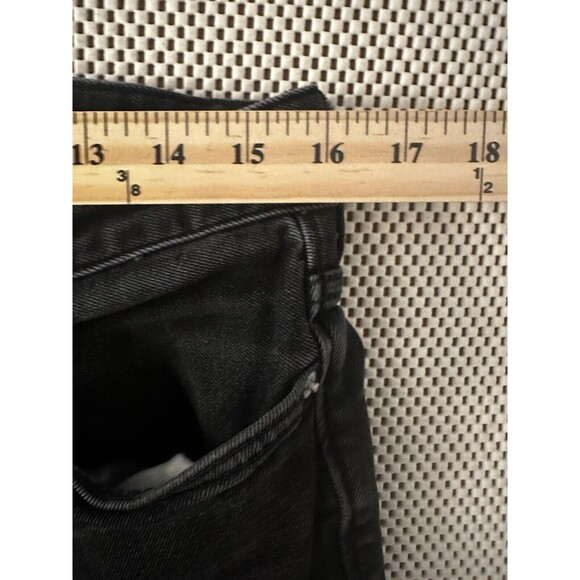 Buck Mason Jeans Buck Mason Slim Straight Distressed Black Stretch